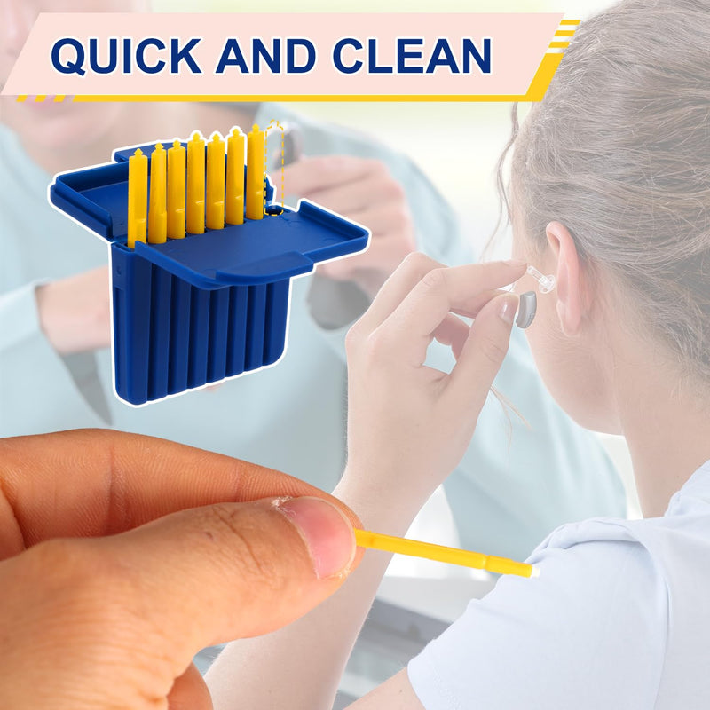 80pcs Hearing Aid Filters for Starkey, Plastic Hearing Aid Wax Guard Filters Practical Cleaning Tools Kit Compatible with Starkey Livio Livio AI