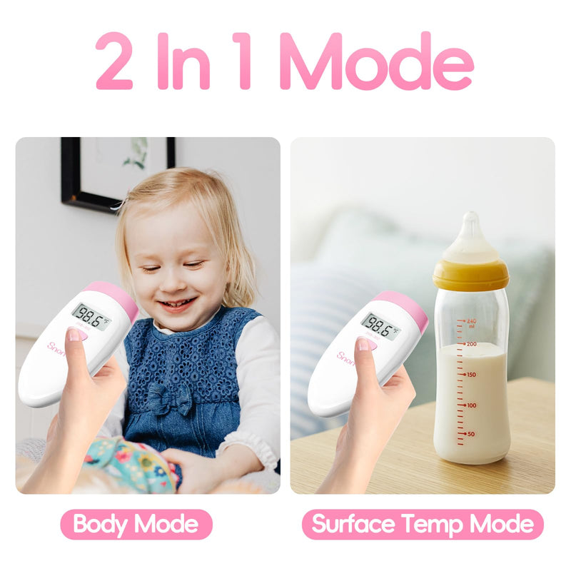 [Australia] - Non-Touch Forehead Thermometer, Digital Infrared Thermometer 2 in 1 for Adult and Kids Baby Thermometer with Fever Alarm JXB-302 
