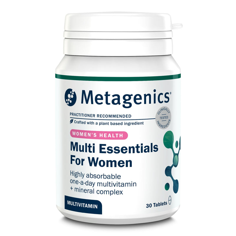 Metagenics Multi Essentials for Women Multivitamin with Iron - 29 Vitamins & Minerals for Women - Vegetarian and Vegan - 30 Tablets 30 count (Pack of 1)