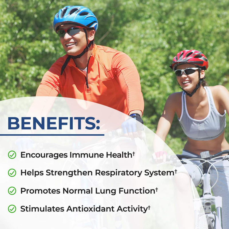 BioSchwartz Respiratory & Immune Lung Support Supplement with Quercetin (1 Month Supply) Plus Elderberry Gummies with Zinc and Vitamin C for Adults Immune Support (1 Month Supply)