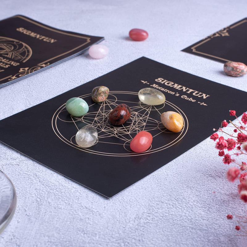 [Australia] - Polished Mixed Crystal Chips Set, 0.4 inches, 128 Pcs - Handpicked Tumbled Stones and Crystals Bulk for Healing, Reiki, Meditation, Witchcraft and Home Decor Mixed Crystals 0.4" 
