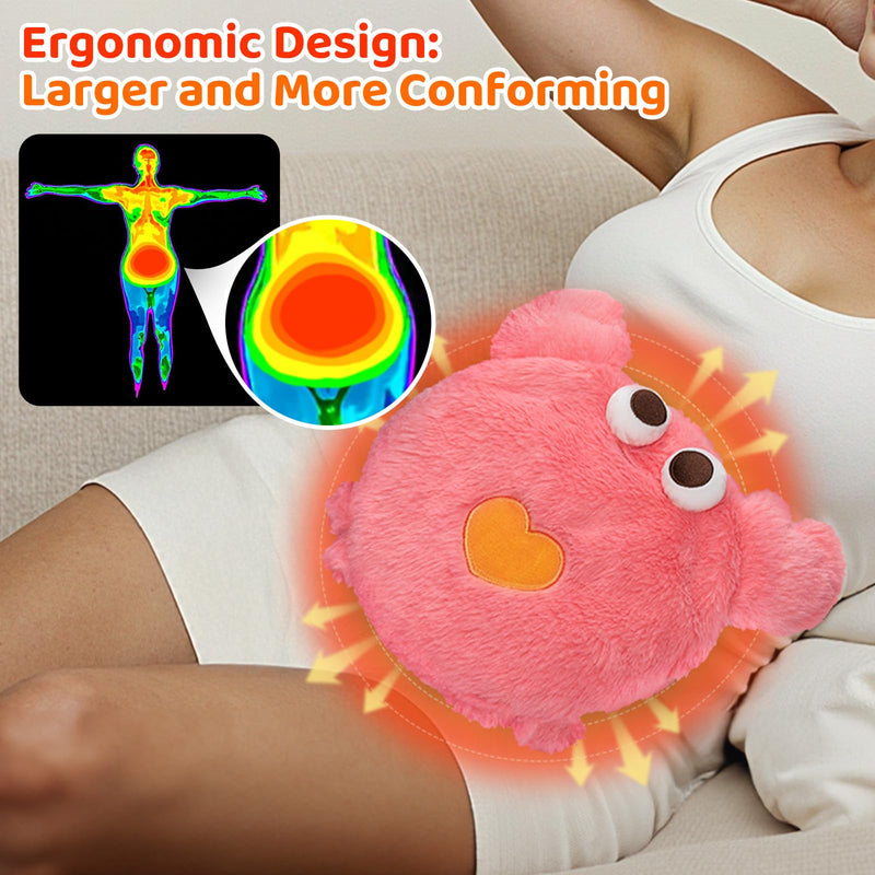[Australia] - Mewaii Microwaveable Crab Heating Pad, Stuffed Toys, Heated, Lovely Crab Pillow, Plush for Period Cramps, Stress Relief, Stuffed Gifts, Plush Toys for Girls, Boys, Women Crab 