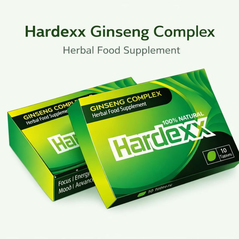 Green Ginseng Complex for Men – Herbal Ginseng Supplement Tablets for Daily Vitality, Energy & Wellness Support – Pack of 10