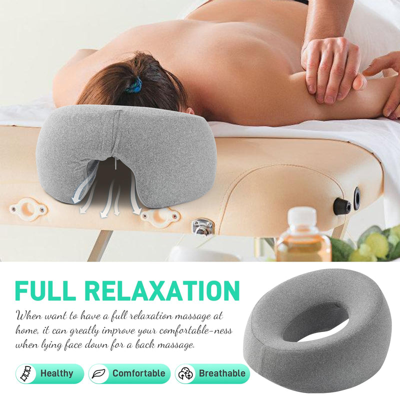 [Australia] - Face Down Pillow Massage Headrest for Bed, Face Pillow for Stomach Sleeping, Face Cradle, Massage/BBL Pillow After Surgery Post Eye Surgery Recovery 