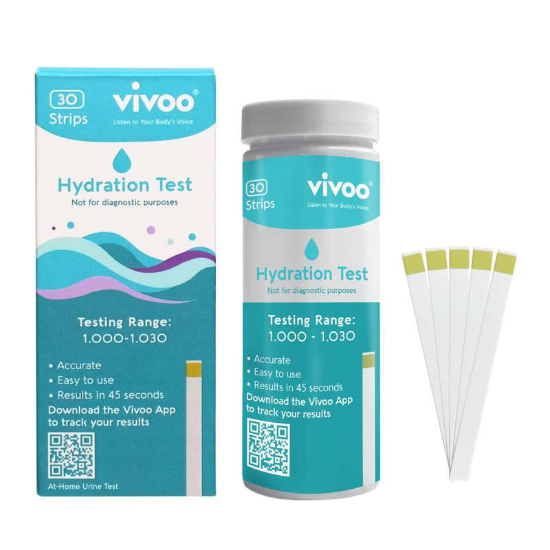 [Australia] - Vivoo Hydration Test Strips - Fast, Accurate, Affordable - Easily Optimize Hydration Levels in 45 Seconds! 