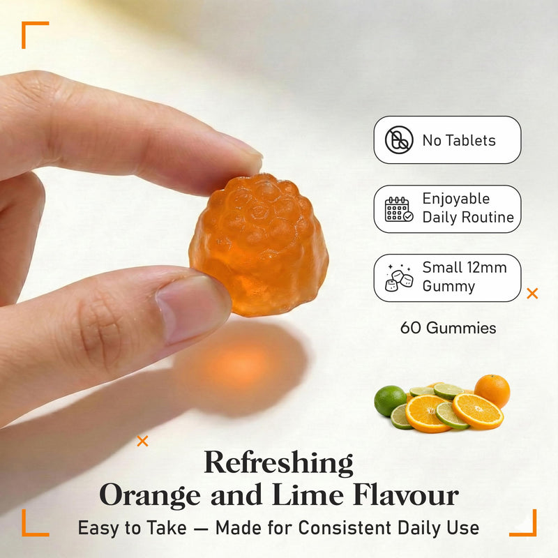 Joint Flex & Mobility Gummies | 60 Gummies | MSM, Boswellia, Vitamin C | Orange & Lime Flavour | High Strength Joint Care Supplement for Adults | 1 Month Supply | Made in UK | by NutriVolv