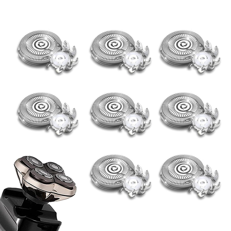 8 PACKS Head Shaver Replacement Heads Compatible with Skull Shaver Pitbull Gold PRO, Pitbull Silver PRO, Palm, Pitbull Platinum PRO, Electric Razor Replacement head for Superior Shaving 8PACKS