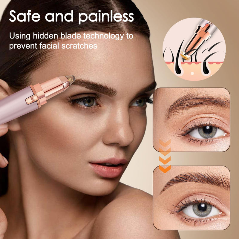 [Australia] - Electric eyebrow razor, eyebrow epilator for women, eyebrow trimmer, precise and painless eyebrow shaping for eyebrows, body hair, lips and chin 