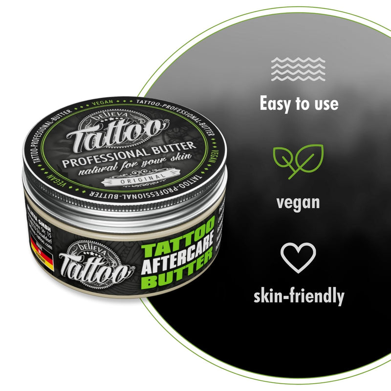 [Australia] - Aftercare Butter – Vegan Tattoo Care Balm for Moisturized & Nourished Skin – 3.38 oz 3 Ounce (Pack of 1) 