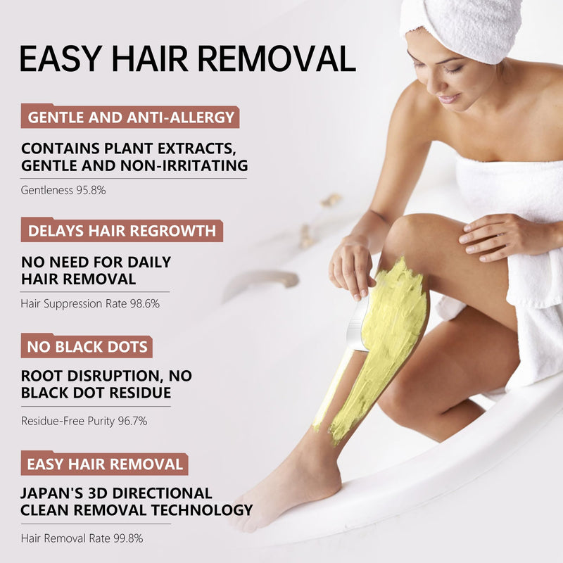 [Australia] - VGO Painless Bikini Gel for Women & Men, Unwanted Hair Removal for All Skin Types, 120ml / 4.06oz 4.06 Fl Oz (Pack of 1) 