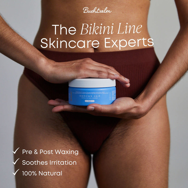 [Australia] - Bushbalm Ingrown Hair Exfoliating Scrub - Reduces Appearance of Ingrown Hairs and Underarm Bumps, Soothes Skin and Post Shave Redness - Nude, 236 ml Nude Scrub 