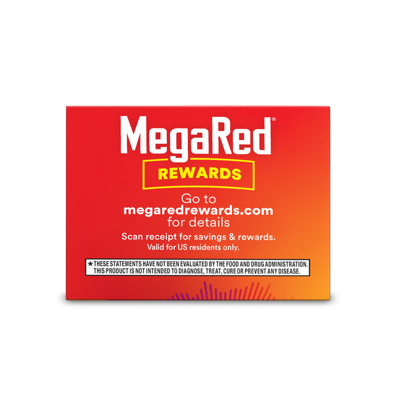 MegaRed Fish Oil 800mg Omega 3 Supplement with EPA & DHA, Supports Heart, Brain, Joint and Eye Health, No Fishy Aftertaste - 80 Softgels (80 Servings) | High Quality Fish Oil, EPA & DHA, 6x absorption, Heart, Brain, Joint & Eye Support, Vanilla scent, ...