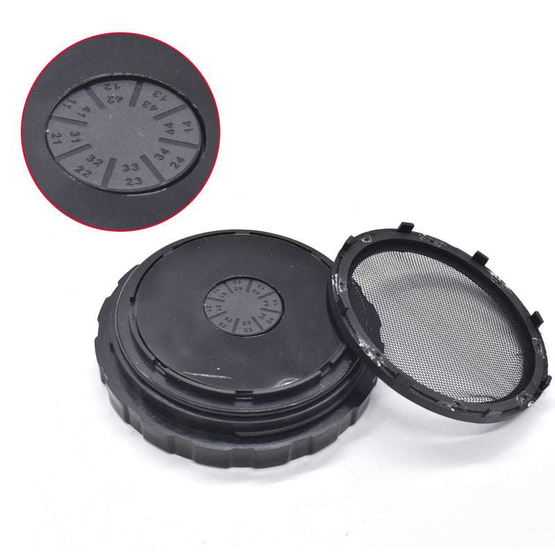 Angzhili 1 Pack Dental Veneer Processing Box, Ceramic Veneer Storage Box, All Ceramic Veneer Pretreatment Box (Round) Round