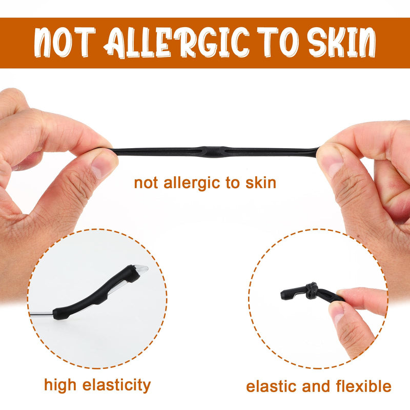 [Australia] - Thinp 7 pairs of glasses ear hooks glasses ear grip anti-slip glasses glasses temples glasses anti-slip silicone anti-slip glasses temples glasses slip stop glasses temples cover glasses temples, for glasses 