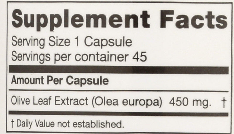 [Australia] - Seagate Products Olive Leaf Extract 450mg 45 Capsules 