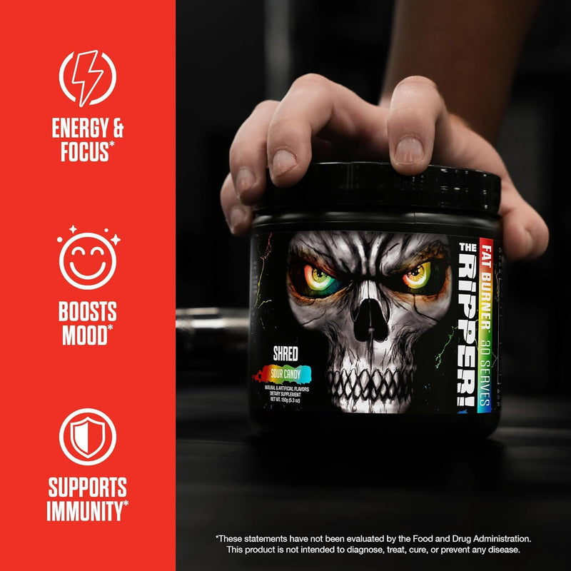 JNX The Ripper – 30 Servings | High-Performance Pre-Workout Powder with Metabolism Support & Energy Boost (150 g, Lime) 150 g