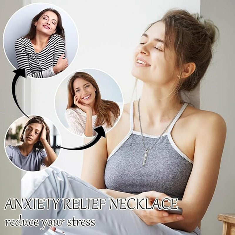 [Australia] - Bipl Pack of 2 Smokeless Original Necklace, Smoking Cessation Aid, Anxiety Necklace, Smoking Cessation, Against Panic Attacks, Breathing Chain, for Meditation, Calming, Relaxation, Smoking Cessation Men 
