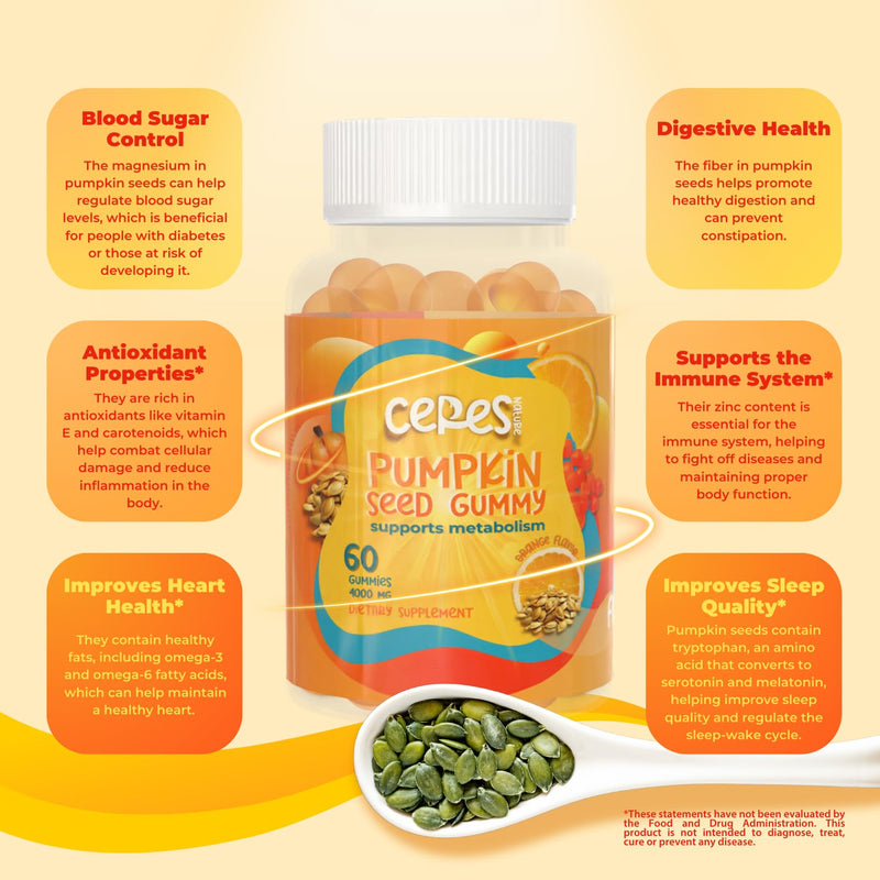 [Australia] - Pumpkin Seed Oil Gummies 4,000 mg for Hair Growth, Urinary Tract Support, Bladder Control Supplement, Younger Looking Skin & Face, Rich in Omega 3, Omega 6 & Essential Fatty Acids‚Äì Sugar-Free! 1 