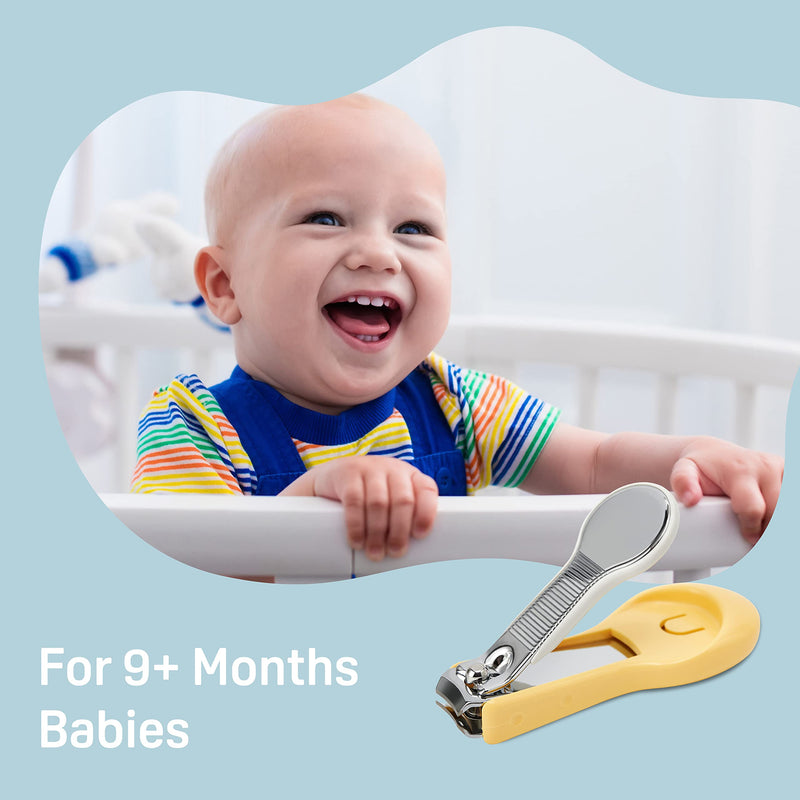 [Australia] - Pigeon Baby Nail Clipper with Splatter Proof Case for 9+ Months 9 Month 