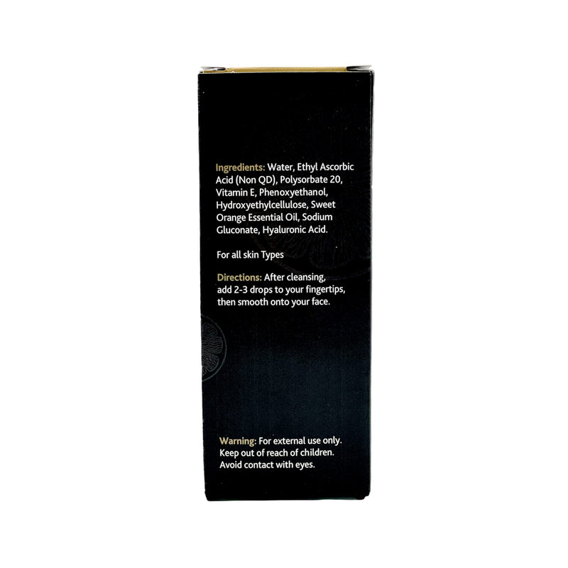 Vitamin C Serum with Hyaluronic Acid and Vitamin E | Thin serum quickly sinks into skin for a bright and glow finish | Boost Radiance | Softens fine lines and wrinkles | No sulfates | 1 Fl oz