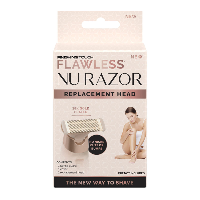 [Australia] - Flawless Nu Razor Replacement Head for Electric and Rechargeable Women's Razor - Pack of 1 Replacement Heads 