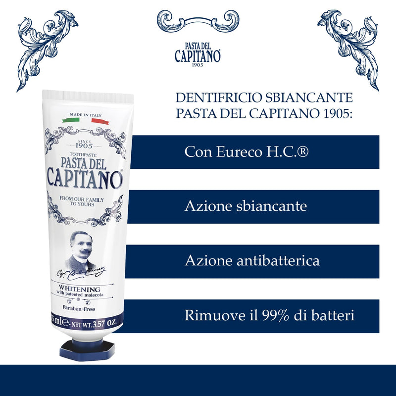 Pasta del Capitano 1905 Whitening (3.57 Fl Oz / 101g)