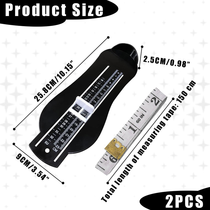 [Australia] - Foot measuring device, shoe size measurement from 15 to 48, shoe sizer children with 1 measuring tape feet, foot measuring device children, children adult shoe measuring device, shoe measuring device children for shoe measuring device 