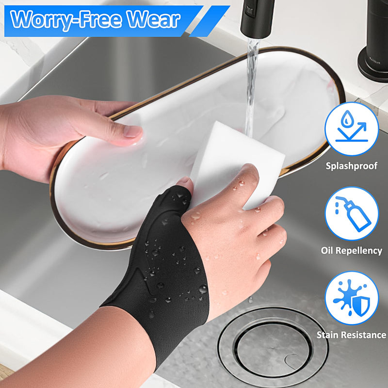 [Australia] - Thumb Wrist Brace Copper Compression Stabilizer Thumb Support Spica Splint for Carpal Tunnel, Arthritis, Tendonitis and TFCC Pain Relief - Women & Men - Fits Left or Right Hand - Breathable, Soft and Medium 