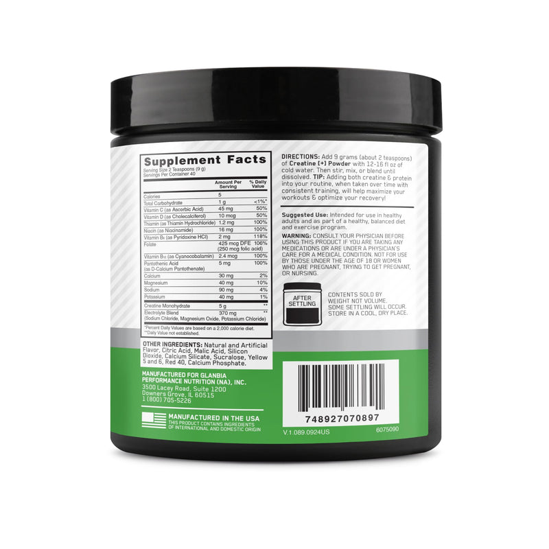[Australia] - Optimum Nutrition Creatine Monohydrate Plus Powder, Strawberry Peach Flavored Creatine Performance Blend, with Electrolytes for Hydration, Added Vitamins, 40 Servings, 360 Grams (Packaging May Vary) 360 Gram (Pack of 1) 