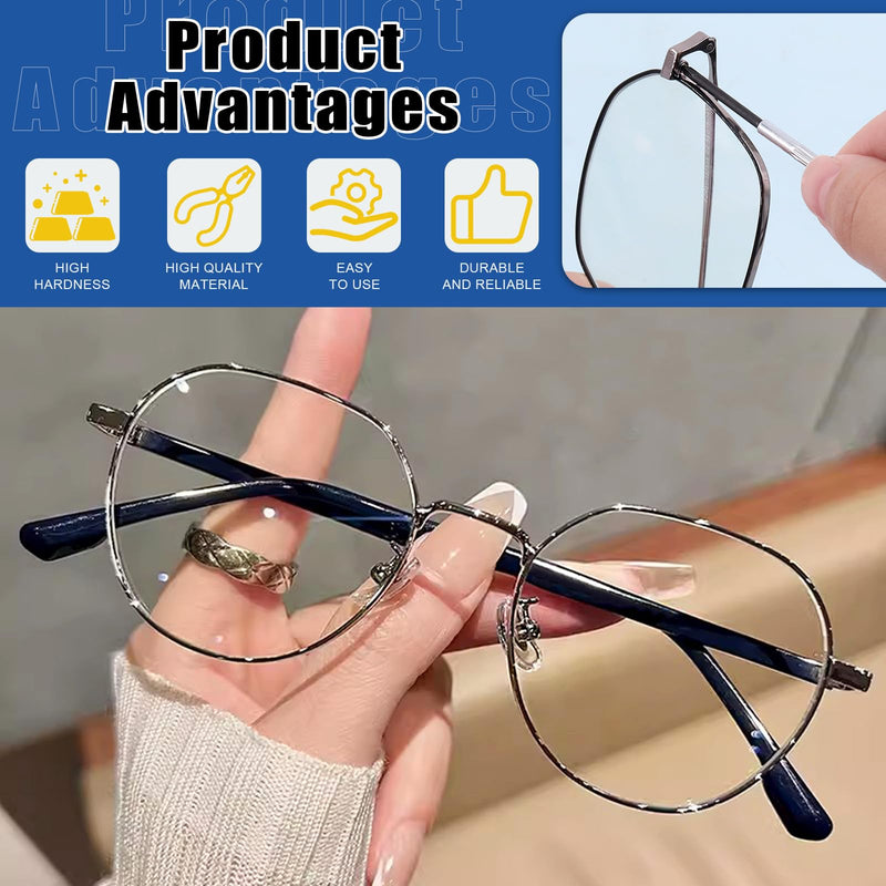 [Australia] - Glarks 1310 piece glasses repair set including 1000 glasses screws, 300 nose pads, 6 screwdrivers, tweezers, glasses cleaning cloth for glasses, glasses and sunglasses 