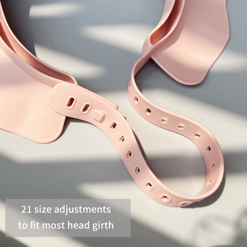 [Australia] - Baby Kids Shower Cap Shower Cap for Kids Shampoo Bath Bathing Hat Silicone Adjustable Washing Hair Shower Bathing Protection Bath Cap for Toddler, Baby, Kids, Children (Pink) Pink 