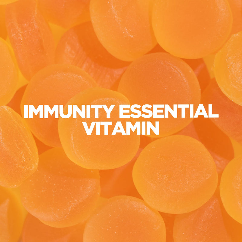 Vitamin D Gummies 25mcg - Support Immune System, Bone Health & Muscle Function - Orange - Vegetarian Friendly - 60 Gummies - Essential Vitamin D for Immune Boost, Bone Maintenance & Muscle Support