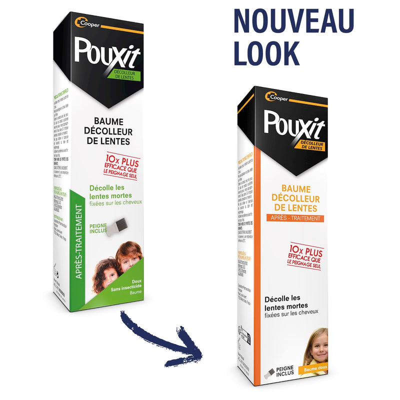 [Australia] - POUXIT - Nit Remover Balm - Comb Included - 10 times more effective than combing alone - 100ml 