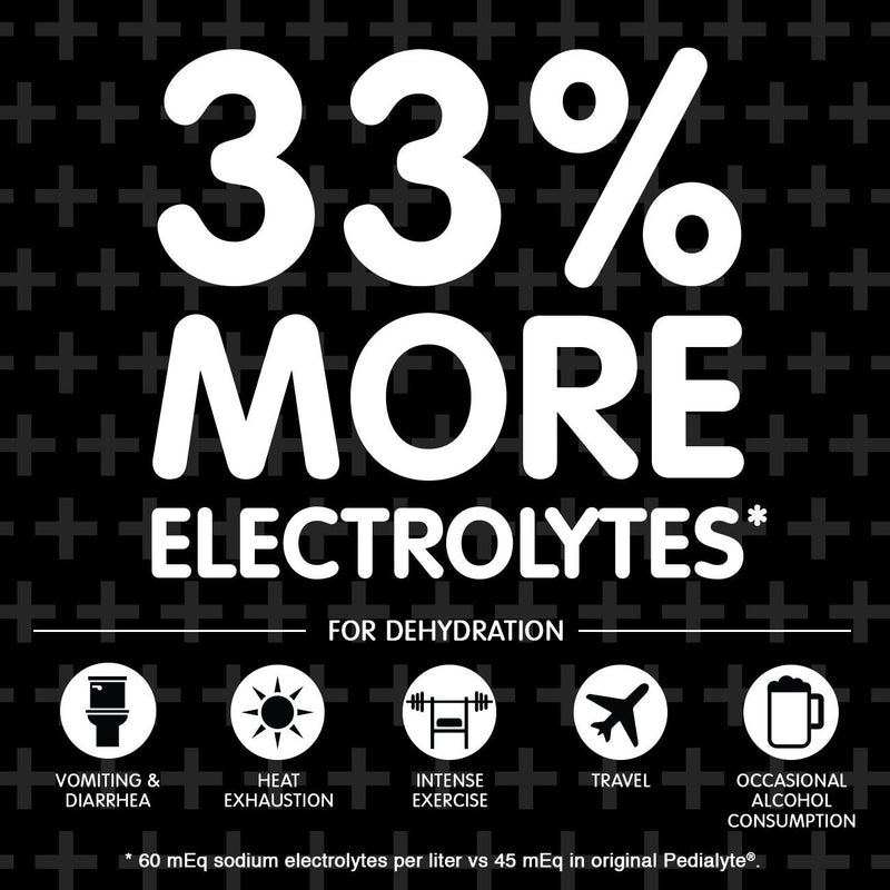 [Australia] - Pedialyte AdvancedCare Plus Electrolyte Powder, with 33% More Electrolytes and PreActive Prebiotics, Berry Frost, Drink Powder Packets, 0.6 oz, 18 Count 18 Count (Pack of 1) 