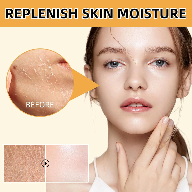 Turmeric Vitamin C Face Serum For Women, Hydrating Serums For Face With Ginger For Dull Skin,Sun Damage, Fine Lines, For Plumper, Smoother Skin, Clarifying 30ml