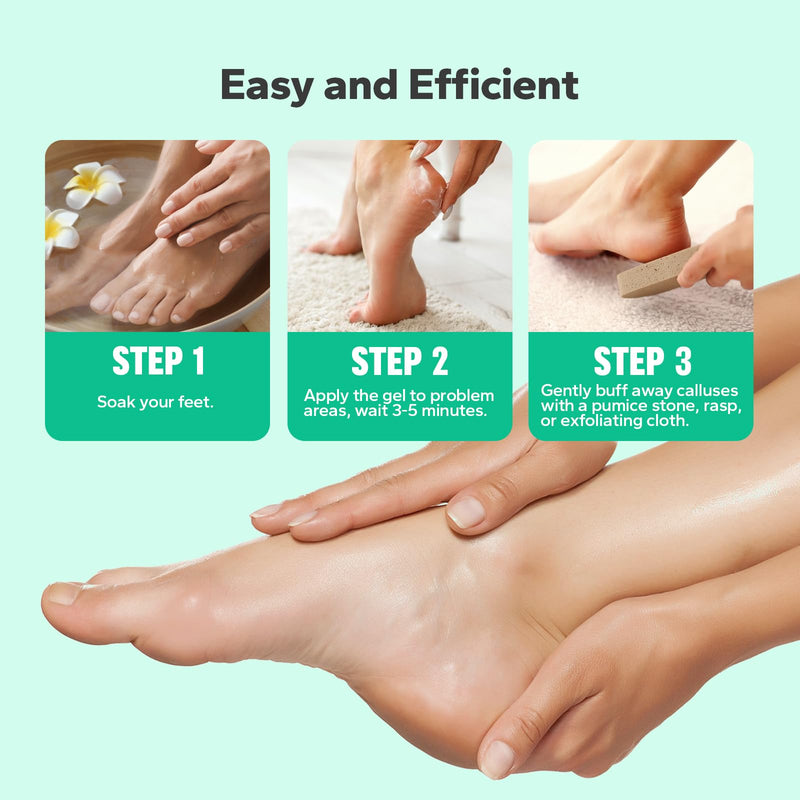 [Australia] - Callus Remover Gel for Feet (8.45 fl.oz), Powerful Formulation Foot Callus Remover, Extra Strength Callus Remover, Callus Remover for Feet Gel, Calloused Feet Remover Gel for Home Use 