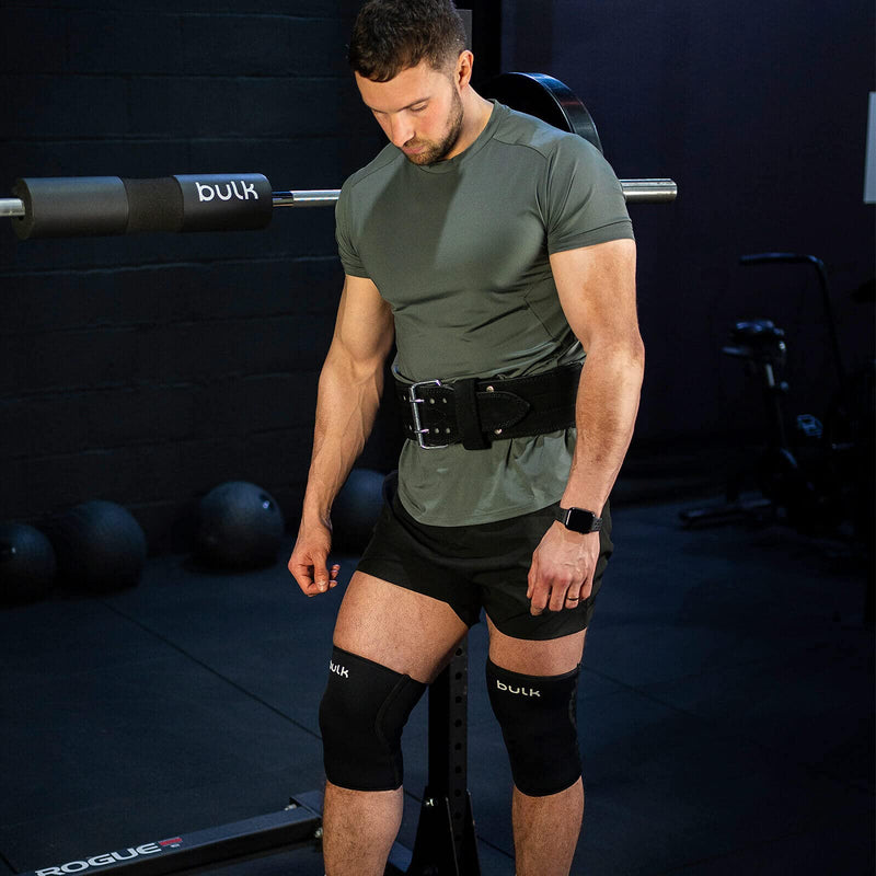 Bulk Premium Knee Sleeves, Weightlifting, Knee Support, X-Large, White X-Large (Pack of 1)