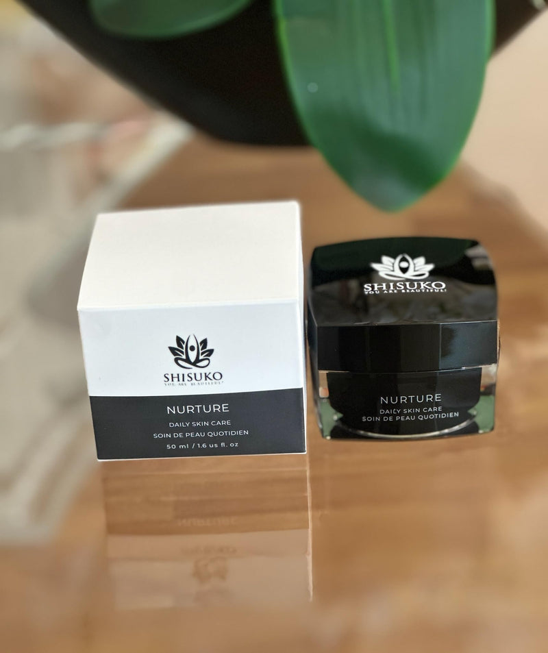 Shisuko Nurture, All-in-One Daily botanical skin care cream. Honey & Royal Jelly Moisturizer with Reishi Mushroom, Camu Camu & Vitamin E, Hydrating Face, Neck, Lips for a Radiant Glow 1.6 oz