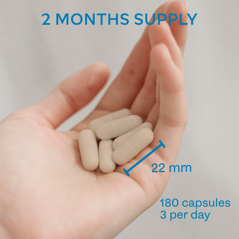 Glucosamine and Chondroitin High Strength + MSM, Boswellia Extract & Vitamin C (3 Capsules Daily) - Fish & Crustacean Allergen Free - 180 Capsules Glucosamine Sulphate 180 count (Pack of 1)