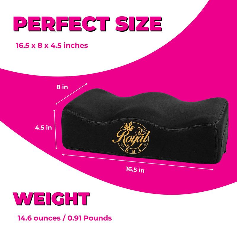[Australia] - Royal BBL Pillow After Surgery - Brazilian Butt Lift Recovery Booty Support Cushion | Ultra Comfortable with 2 Layers for Maximum Support Post-Surgery Sitting – BBL Pillow Dr. Approved 