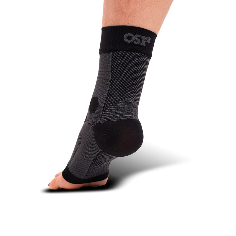 OrthoSleeve Compression Ankle Brace for ankle sprains, achilles tendonitis, ankle wrap, ankle support, instability, inversion sprains and general ankle pain XX-Large Black Right Foot