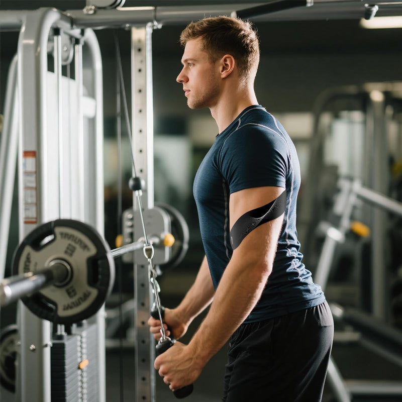 Precut Kinesiology Tape - 60 Strips (3 Rolls) | Waterproof Kinesiology Tape for Muscle & Joint Support, Athletic Knees, Shoulders, Back Pain Relief | Sport Tape for Weightlifting, Running 3 ROLL 3mix