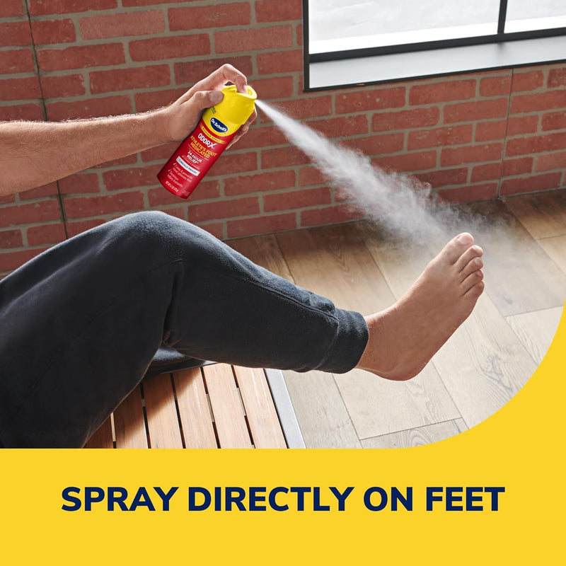 [Australia] - Dr. Scholl's ODOR-X ATHLETE'S FOOT MEDICATED POWDER SPRAY, 4.7 oz // 24-Hour Relief of Itching & Burning, Clinically Proven, Cures & Prevents Most Athlete's Foot, Destroys Odors Instantly 4.7 Ounce (Pack of 1) 