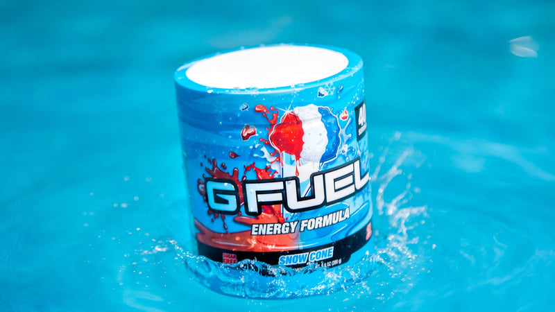 [Australia] - G Fuel Snow Cone Game-Changing Elite Energy Powder, Sharpens Mental Focus and Cognitive Function, Zero Sugar, Supports Immunity and Enhances Mood 9.8 oz (40 servings) 