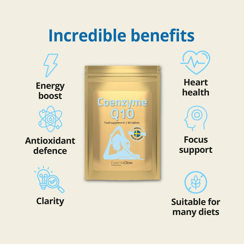 240 Coenzyme Q10 Tablets | 100mg CoQ10 per Serving | High Strength Vegan Supplement | for Heart Health & Energy | 4 Months' Supply – 4x60 Tablets 60 count (Pack of 4)