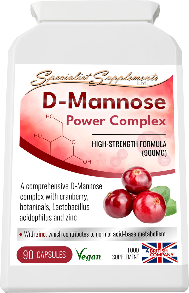 D-Mannose Power Complex, 90 Capsules