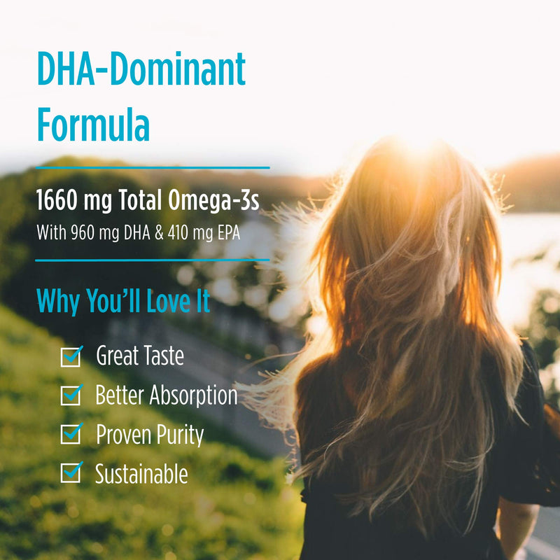 [Australia] - Nordic Naturals ProDHA 1000, Strawberry - 120 Soft Gels - 1660 mg Omega-3 - High-Intensity DHA Formula for Neurological Health, Mood & Memory - Non-GMO - 60 Servings 120 Count (Pack of 1) 