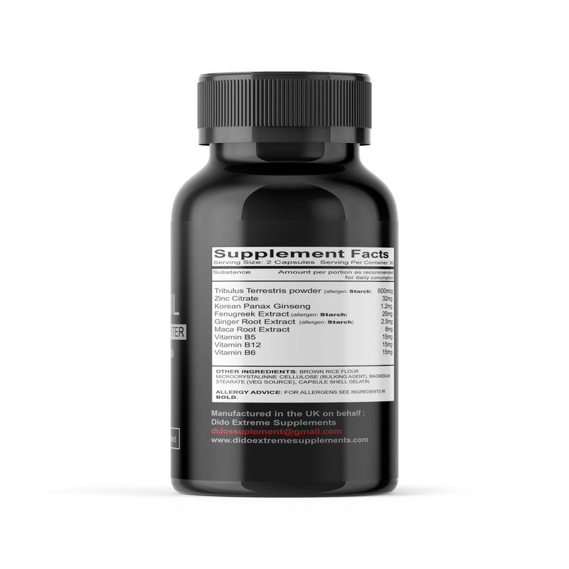 TESTOSIL - The Best Natural Supplement - Powerful Legal Bodybuilding Supplement - Advanced Performance and Recovery Agent - 60 Capsules