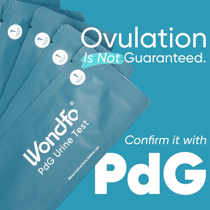 Wondfo PdG Test Strips for Women - At-Home Urine Test Strips,5 Tests | Tracks Progesterone Metabolite, Ideal for Trying to Conceive, Simple At-Home Use