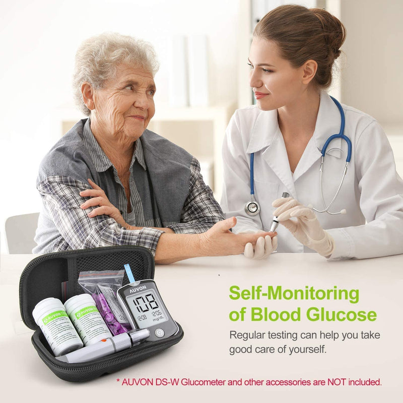 [Australia] - AUVON I-QARE DS-W Draw-in Blood Glucose Test Strips for use with AUVON DS-W Diabetes Sugar Testing Meter (No Coding Required, 300 Count) 